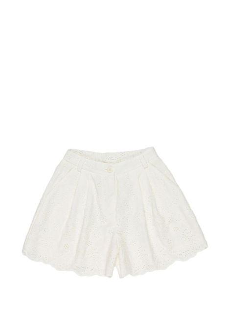 Shorts in sangallo Lù-Lù BY MISS GRANT | LL4253LATTE